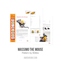 Massimo the Mouse amigurumi pattern by IlDikko