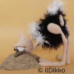 Oswald the Ostrich amigurumi by IlDikko