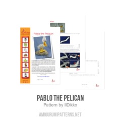 Pablo the Pelican amigurumi pattern by IlDikko
