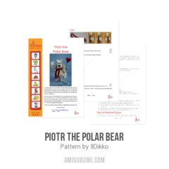 Piotr the Polar Bear amigurumi pattern by IlDikko