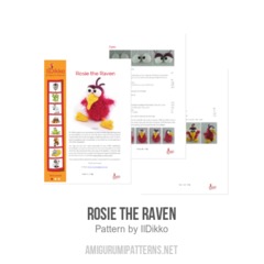 Rosie the Raven amigurumi pattern by IlDikko