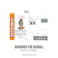 Seagfried the Seagull amigurumi pattern by IlDikko