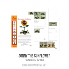 Sonny the Sunflower amigurumi pattern by IlDikko