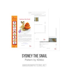 Sydney the Snail amigurumi pattern by IlDikko