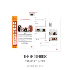 The Hedgehogs amigurumi pattern by IlDikko