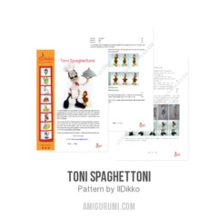 Toni Spaghettoni amigurumi pattern by IlDikko