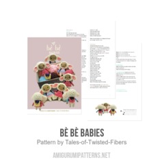 Bè Bè Babies amigurumi pattern by Tales of Twisted Fibers