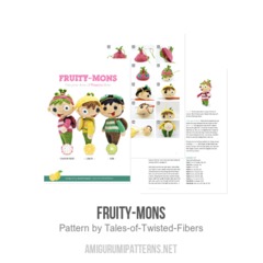 Fruity-Mons amigurumi pattern by Tales of Twisted Fibers