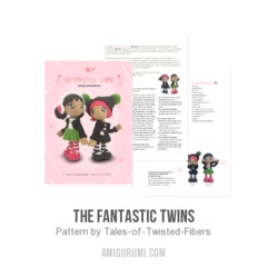 The Fantastic Twins amigurumi pattern by Tales of Twisted Fibers