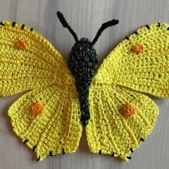 Butterfly the Brimstone amigurumi by MieksCreaties