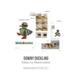 Downy Duckling amigurumi pattern by MieksCreaties