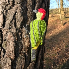 Green Woodpecker amigurumi by MieksCreaties