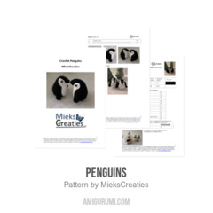 Penguins amigurumi pattern by MieksCreaties