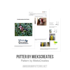Putter by MieksCreaties amigurumi pattern by MieksCreaties
