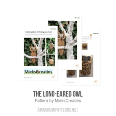 The Long-eared Owl amigurumi pattern by MieksCreaties