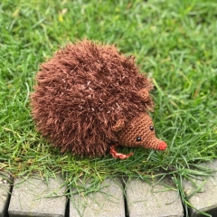 hedgehog amigurumi by MieksCreaties
