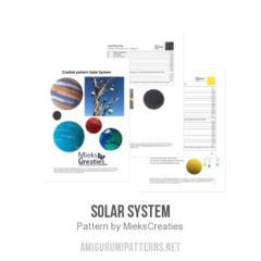 solar system amigurumi pattern by MieksCreaties