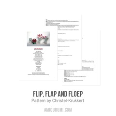 Flip, Flap and Floep amigurumi pattern by Christel Krukkert