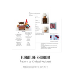 Furniture Bedroom amigurumi pattern by Christel Krukkert