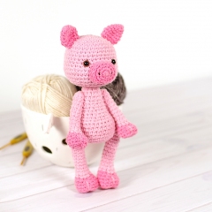 Small Piglet amigurumi by Kristi Tullus