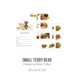 Small Teddy Bear amigurumi pattern by Kristi Tullus