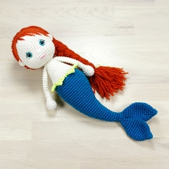Sweet Little Mermaid amigurumi pattern by Kristi Tullus