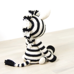 Zebra amigurumi by Kristi Tullus