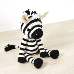 Zebra amigurumi pattern by Kristi Tullus