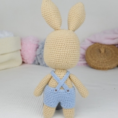 Mimmi and Tony the Bunnies in Love amigurumi by DioneDesign