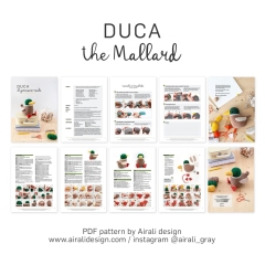 Duca the Mallard amigurumi pattern by airali design