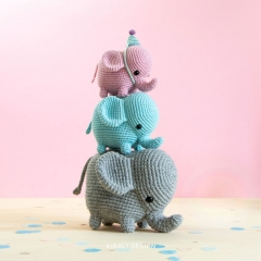 Elvie the Elephant amigurumi by airali design