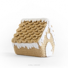 Gingerbread House amigurumi by airali design