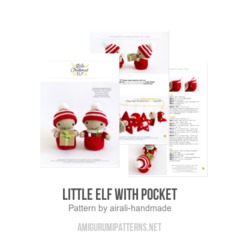 Little Elf with pocket amigurumi pattern by airali design