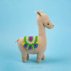 Lonzo the Llama amigurumi pattern by airali design