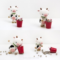 Mariella the Cow amigurumi by airali design