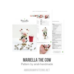 Mariella the Cow amigurumi pattern by airali design