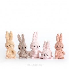 Moon Rabbit amigurumi by airali design