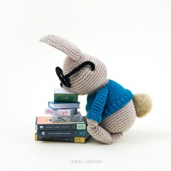 Norman the Bunny amigurumi pattern by airali design