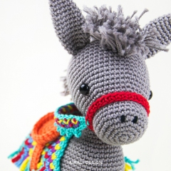 Pedro the Donkey amigurumi pattern by airali design