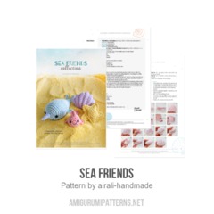 Sea Friends amigurumi pattern by airali design