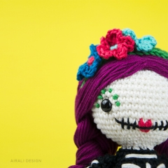 Sugar Skull Doll amigurumi by airali design