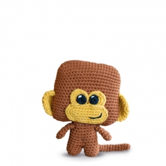 Too Hip To Be Square Monkeys amigurumi by Dendennis