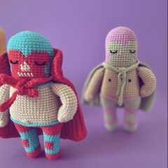 Hurricane Manu - The lucha libre fighters amigurumi pattern by Los sospechosos