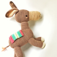 Luciano the donkey amigurumi pattern by Los sospechosos