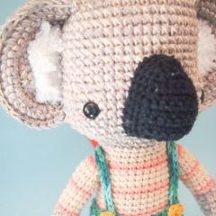 Lukas the Koala amigurumi pattern by Los sospechosos