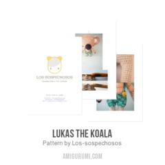 Lukas the Koala amigurumi pattern by Los sospechosos