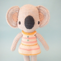 Mia the Koala amigurumi pattern by Los sospechosos