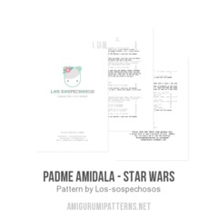 Padme Amidala - Star Wars amigurumi pattern by Los sospechosos