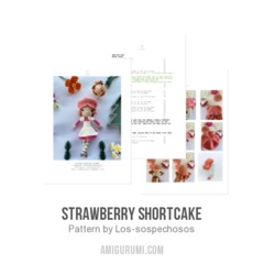 Strawberry Shortcake amigurumi pattern by Los sospechosos