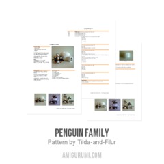 Penguin Family amigurumi pattern by Tilda & Filur